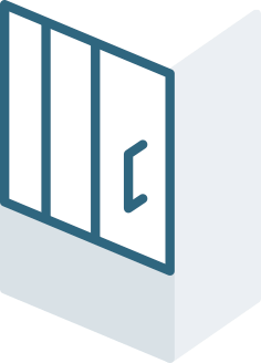 frente bañera - 1 fijo + 2 correderas