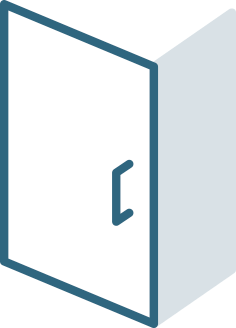 frente ducha - 1 abatible